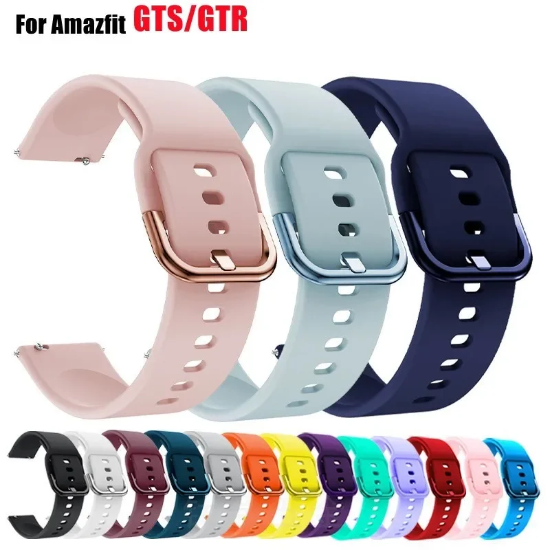 Jewelry For Watches - Amazfit GTS/2/2e/3/4 Mini/GTR 4/3/Pro/stratos실리콘 팔찌 Amazfit
