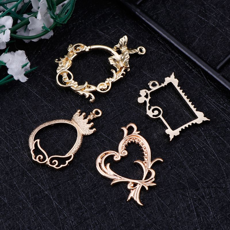 Jewelry Making Watches - 금속 프레임 골동품 절묘한 꽃 에폭시