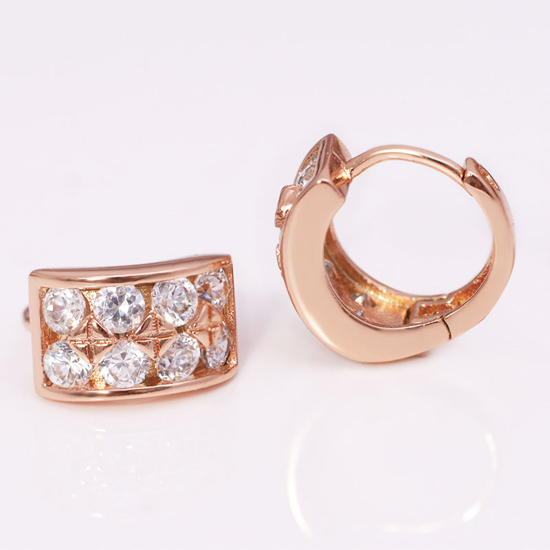 여성을위한 도매 가격 AAA + 지르콘 후프 귀걸이 패 - Nick'S Jewelry & Watches Reviews 리뷰 및 가격