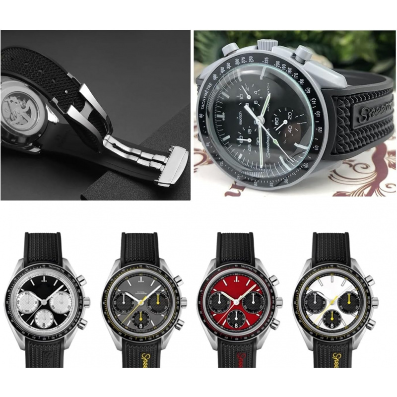 고무 실리콘 곡선형 러그 시계줄 스트랩 21mm 오메가 - Omega Watch Speedmaster 리뷰 및 가격