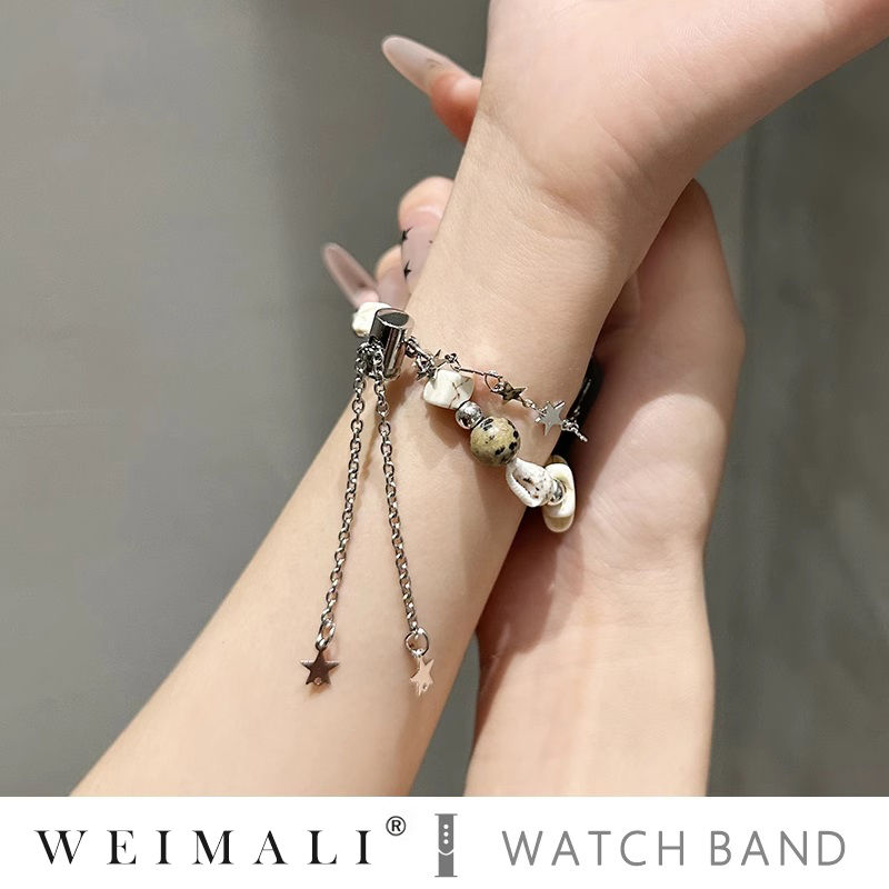 조개껍질 불가사리 비즈 팔찌 스트랩 iWatch 애플  - Jewelry Making Watches 리뷰 및 가격