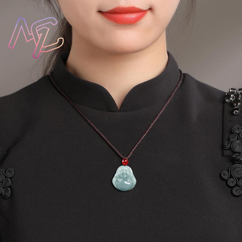 미얀마 경옥 관음 부처님 펜던트 목걸이 빈티지 천연 보 - Jewelry & Watches Ltd 리뷰 및 가격