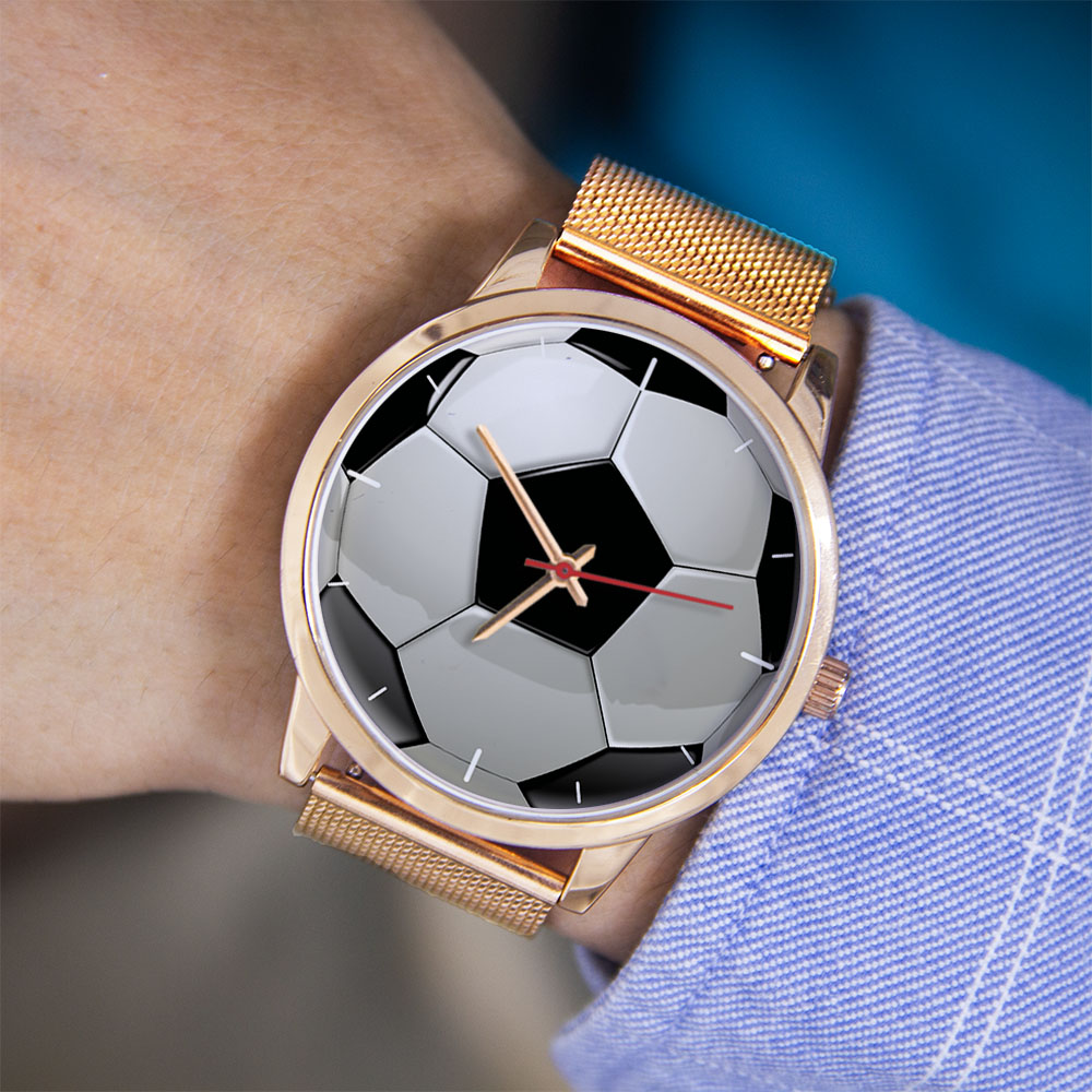 축구 디자인 팬들을 위한 실버 남성용 시계, 남녀 공용 - Jewelry For Watches 리뷰 및 가격