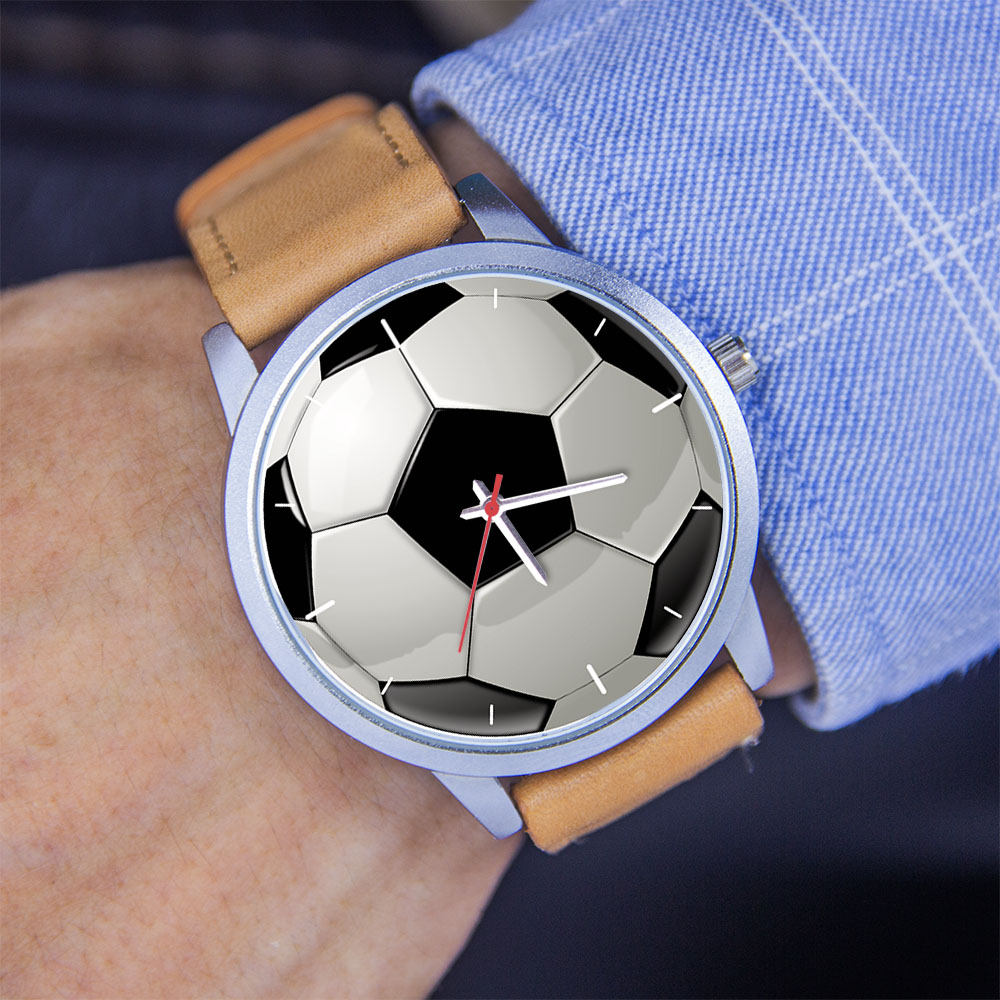 축구 디자인 팬들을 위한 실버 남성용 시계, 남녀 공용 - Jewelry For Watches 리뷰 및 가격