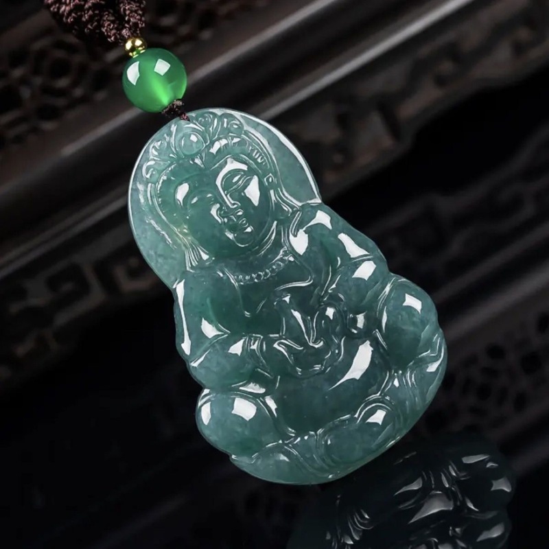 정품 A급 관음불상, 남녀공용 블루 펜던트, 정품 옥  - Jewelry & Watches Ltd 리뷰 및 가격