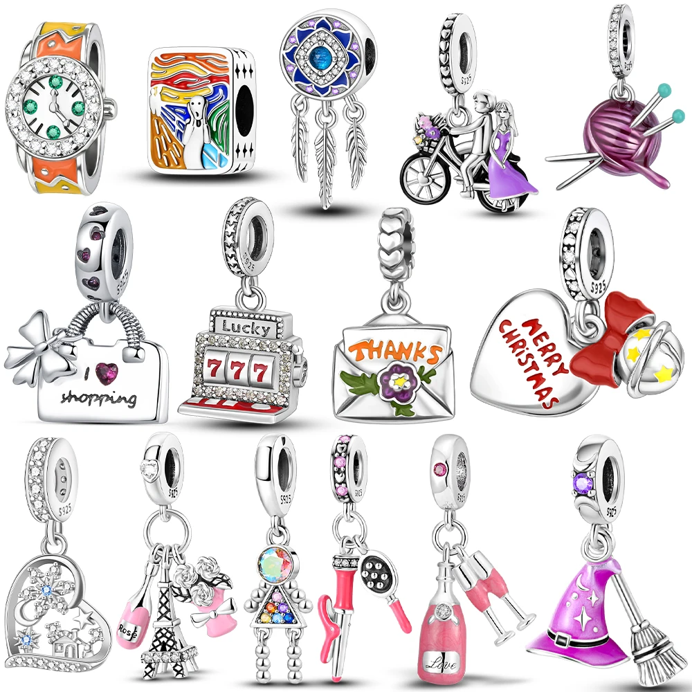 원래 봉투 심장 눈송이 시계 마술 모자 925 실버 비 - Jewelry Making Watches 리뷰 및 가격