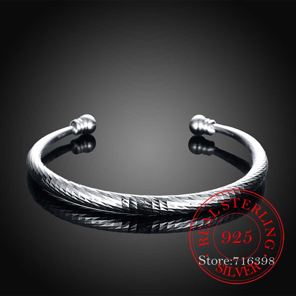 925 실버 웨딩 오픈 팔찌 여성 남성 인기 골드 닉  - Nick'S Jewelry & Watches Reviews 리뷰 및 가격