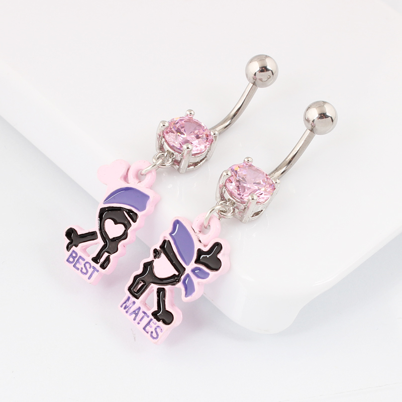 배꼽 피어싱 세트, 해골 모양 핑크 스톤 베스트 메이트 - Nick'S Jewelry & Watches Reviews 리뷰 및 가격