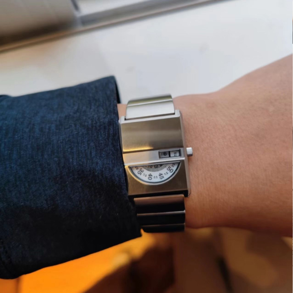 남성용 팔찌 시계 사각 시계 스테인리스 스틸 팔찌 골드 - Jewelry Style Watches 리뷰 및 가격