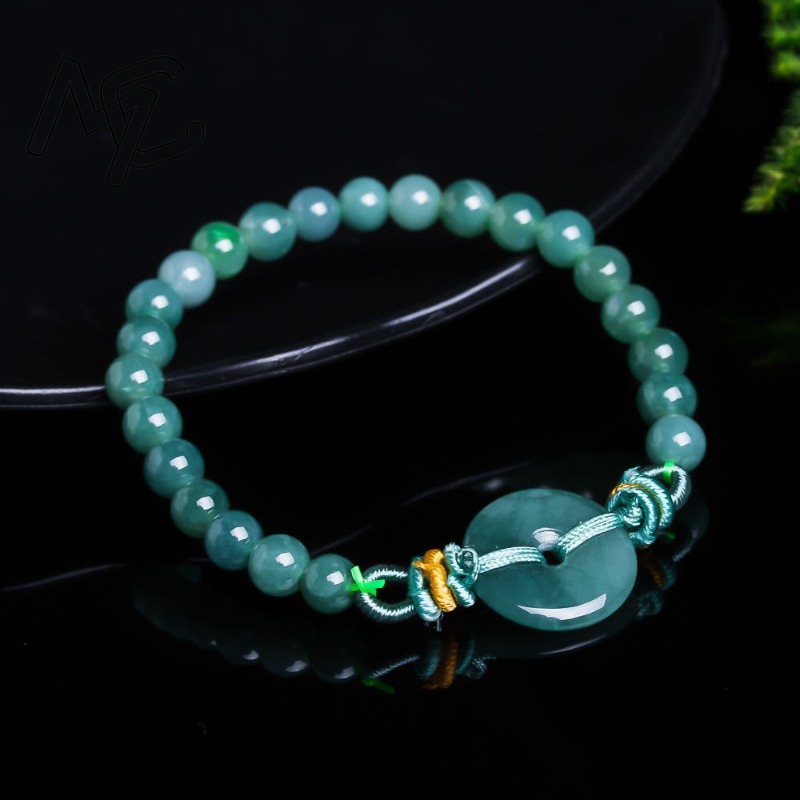 천연 에메랄드 블루 워터 피스 버클 비즈 팔찌 미얀마산 - Jewelry & Watches Review 리뷰 및 가격