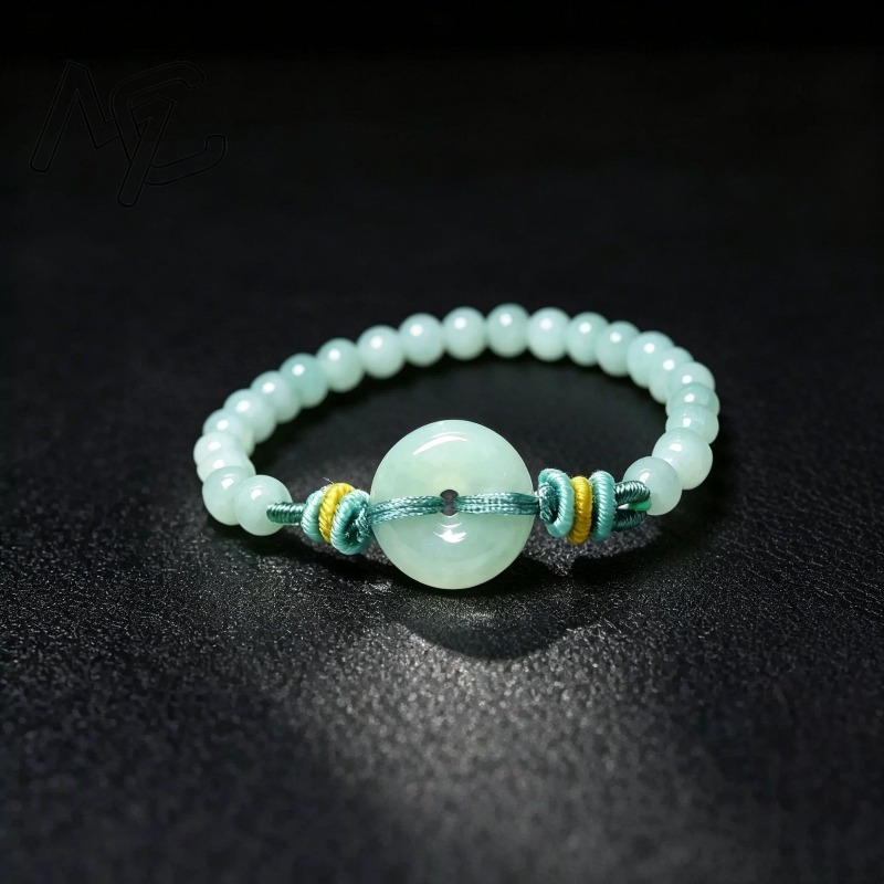 천연 에메랄드 블루 워터 피스 버클 비즈 팔찌 미얀마산 - Jewelry & Watches Review 리뷰 및 가격