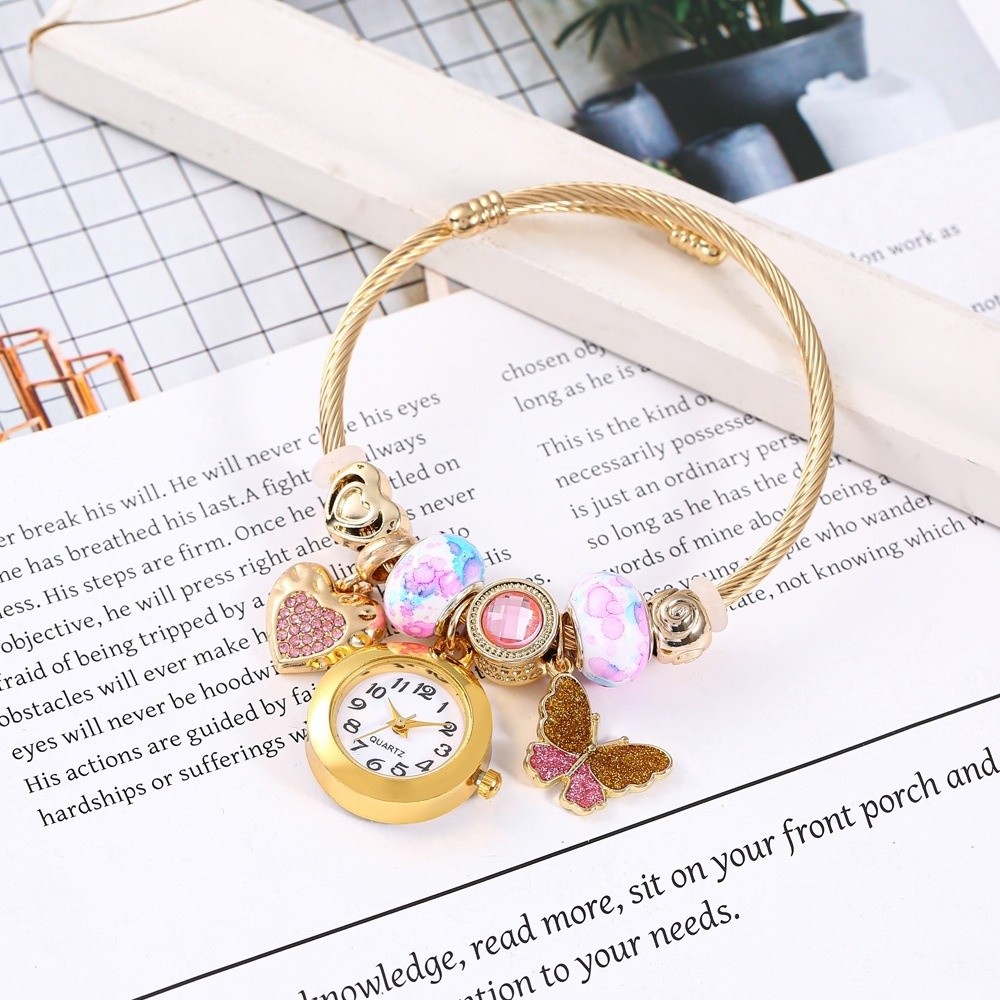 트렌디한 조절 가능한 여성용 팔찌 시계 우아하고 고급스 - Jewelry Making Watches 리뷰 및 가격