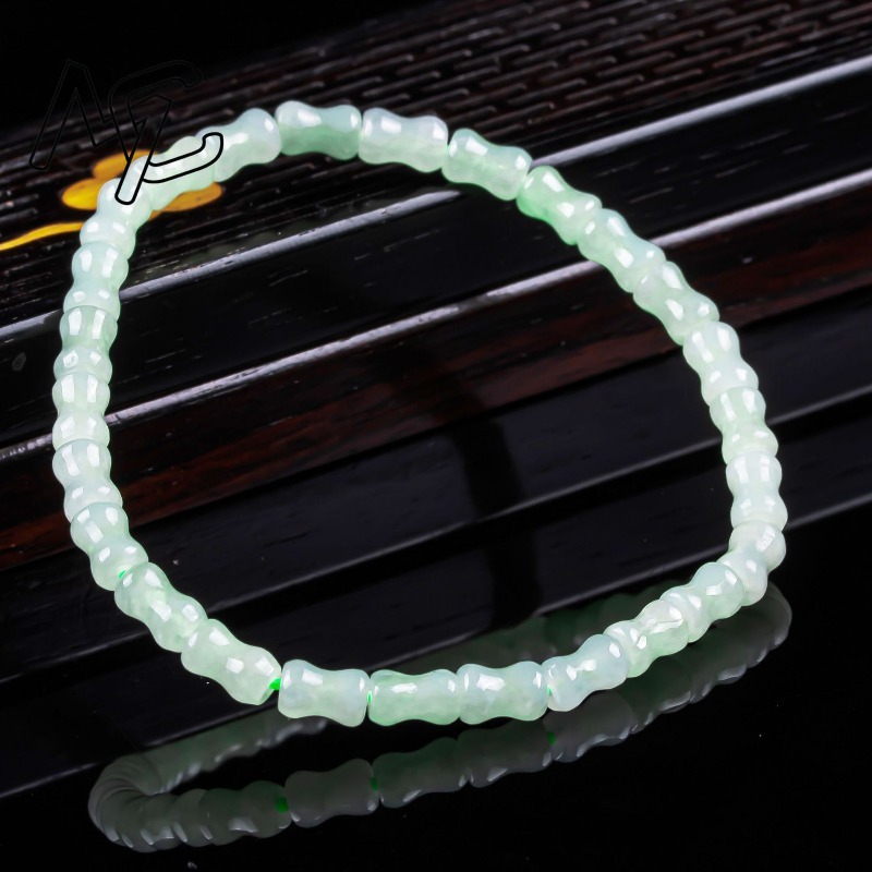 새로운 진짜 천연 좋은 옥 대나무 팔찌 목걸이 조각 참 - Jewelry & Watches Review 리뷰 및 가격