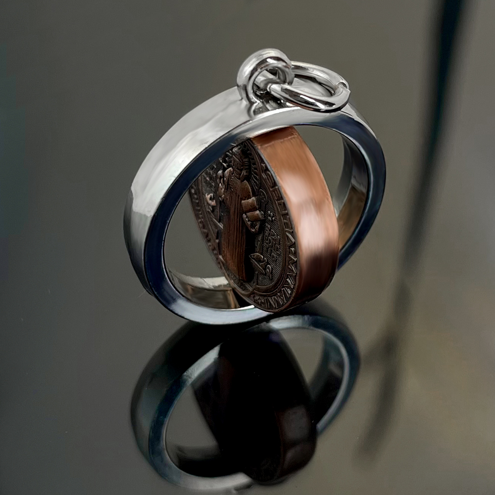 새로운 성 베네딕토 메달 목걸이 가톨릭 보호 십자가 펜 - Jewelry & Watches Ltd 리뷰 및 가격