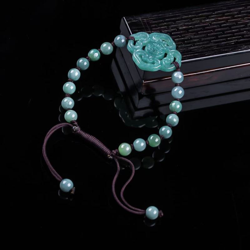 천연 비취 A급 팔찌 오리지널 디자인 세련된 블루 워터 - Jewelry & Watches Ltd 리뷰 및 가격