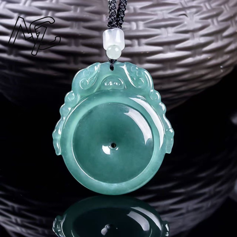 천연 에메랄드 블루 워터 피스 버클 드래곤 펜던트 미얀 - Jewelry & Watches Ltd 리뷰 및 가격