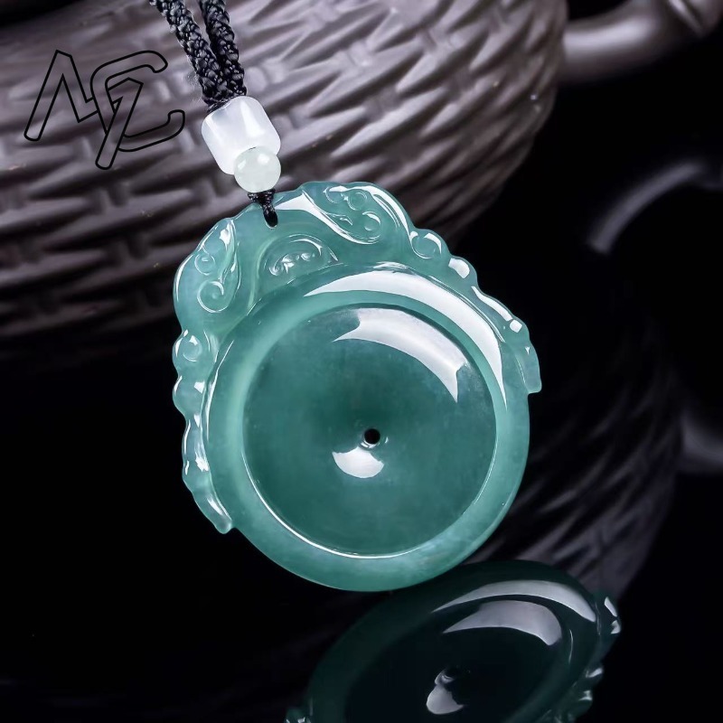 천연 에메랄드 블루 워터 피스 버클 드래곤 펜던트 미얀 - Jewelry & Watches Ltd 리뷰 및 가격
