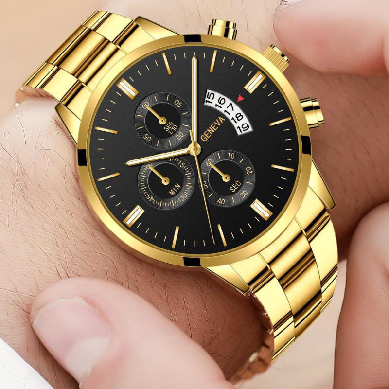 새로운 패션 남성 스포츠 시계 럭셔리 캘린더 석영 손목 - Jewelry Style Watches 리뷰 및 가격