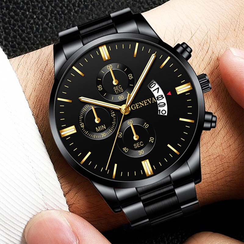 새로운 패션 남성 스포츠 시계 럭셔리 캘린더 석영 손목 - Jewelry Style Watches 리뷰 및 가격