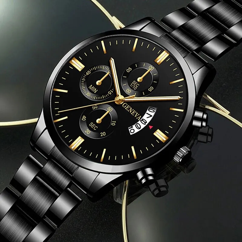 새로운 패션 남성 스포츠 시계 럭셔리 캘린더 석영 손목 - Jewelry Style Watches 리뷰 및 가격