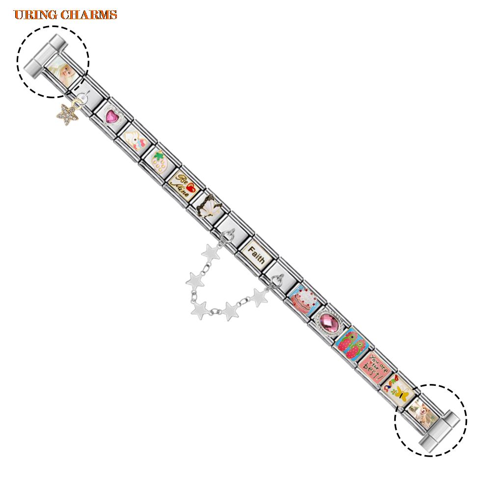 1쌍 사진 로고 맞춤형 시계 스트랩 커넥터 9mm 이탈 - Jewelry Making Watches 리뷰 및 가격