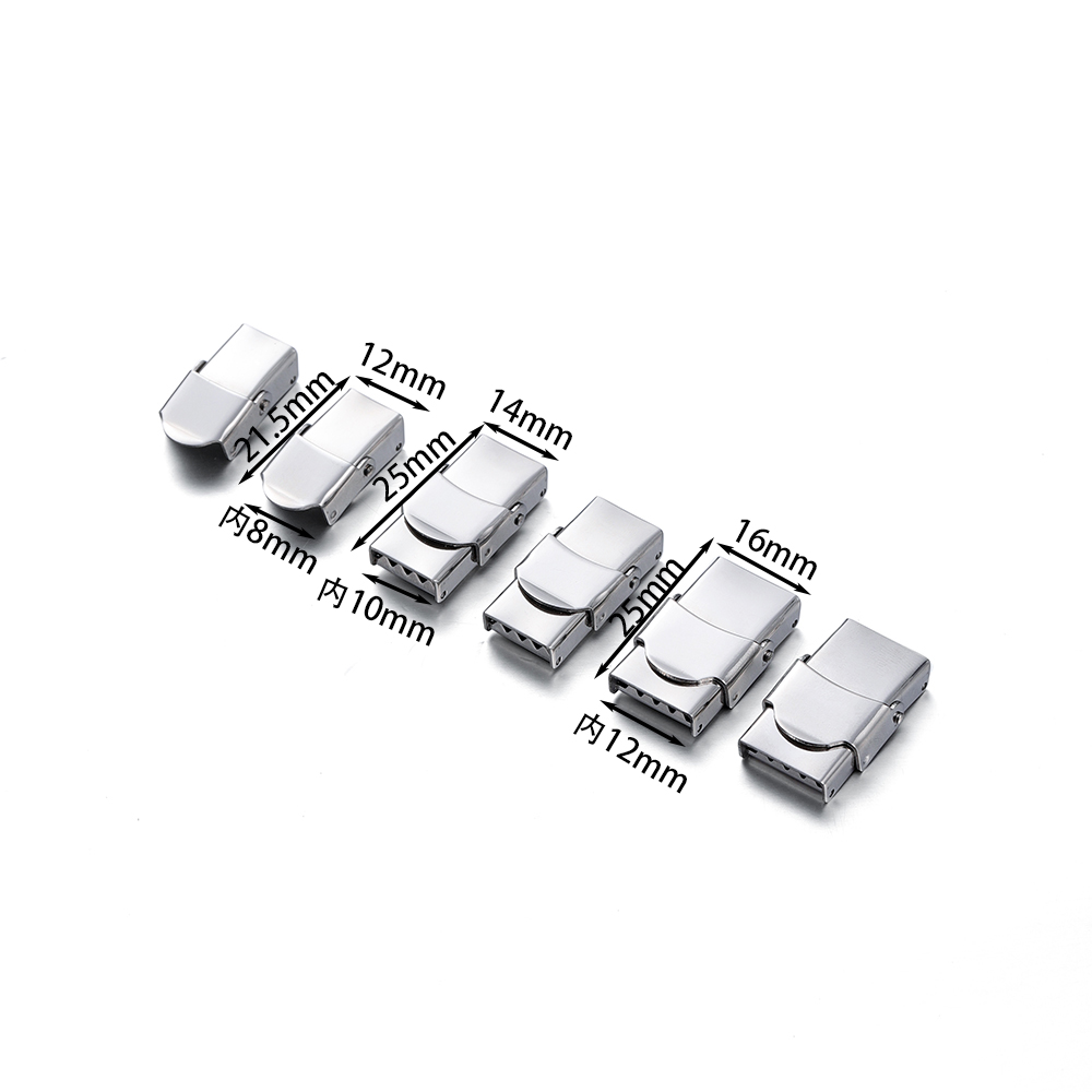 가죽 실리콘 팔찌에 대 한 스테인레스 스틸 걸쇠 크림프 - Jewelry Making Watches 리뷰 및 가격