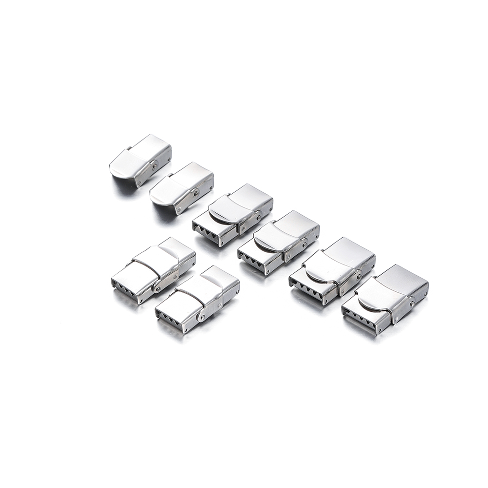 가죽 실리콘 팔찌에 대 한 스테인레스 스틸 걸쇠 크림프 - Jewelry Making Watches 리뷰 및 가격