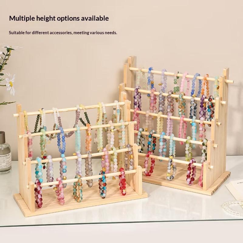 빈티지 나무 팔찌 보관대, 계단형 비즈 진열대, 보석  - Jewelry Making Watches 리뷰 및 가격
